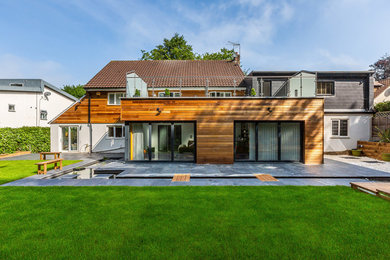 Inspiration for a contemporary house exterior in Essex.
