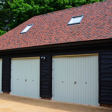 Large garage in country home