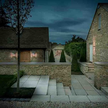 Limestone Paving Add's Finishing Touch to Stunning Cotswold House