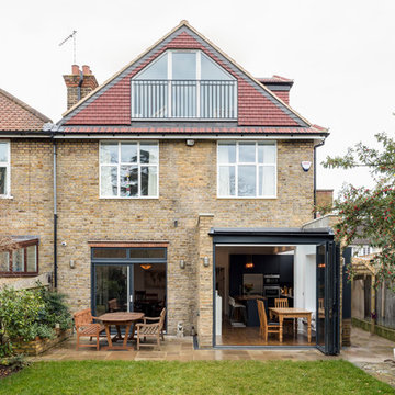 loft and side/ rear extension to semi detached property in SW14