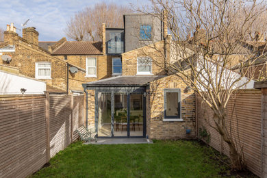 Expansive classic house exterior in London.