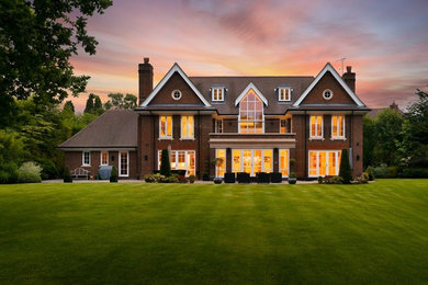 This is an example of a classic house exterior in Surrey.