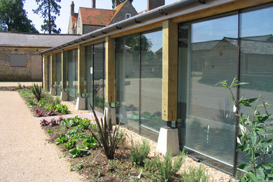 This is an example of a contemporary house exterior in Buckinghamshire.