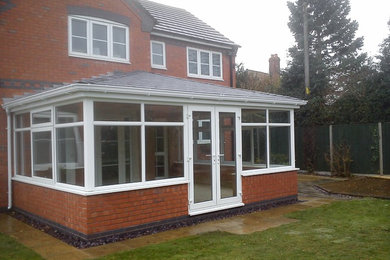 This is an example of a modern house exterior in Cheshire.