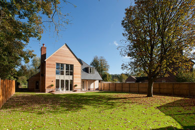 Inspiration for a modern house exterior in Dorset.
