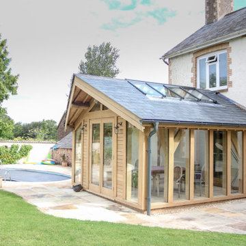 New Garden Room with Natural Slate Tiled Roof