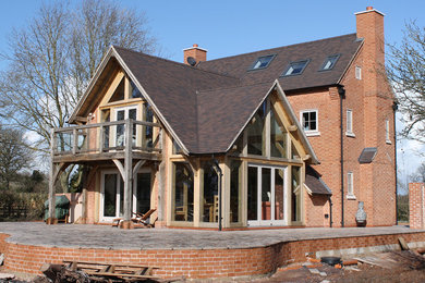 Traditional house exterior in West Midlands.