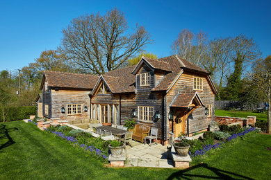 Photo of a traditional house exterior in Berkshire.
