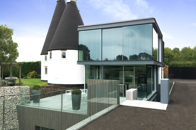 Contemporary house exterior in Kent.