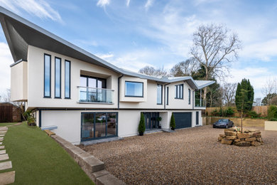 This is an example of a modern detached house in Sussex.