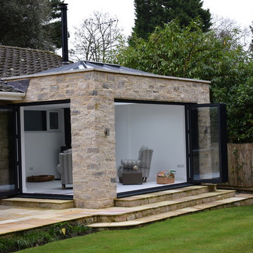 Orangery with Bifolds Opening on Both Sides