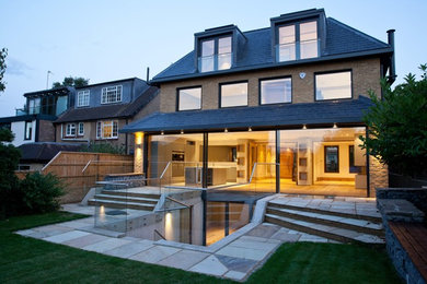 This is an example of a contemporary detached house in London.