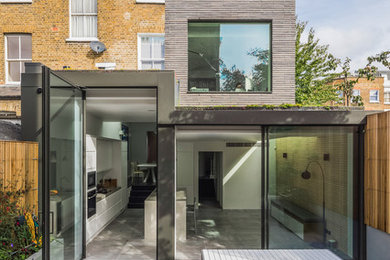 Inspiration for a contemporary house exterior in London.