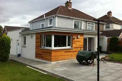 Photo of a contemporary house exterior in Belfast.