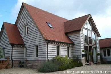 Inspiration for a house exterior in Hampshire.
