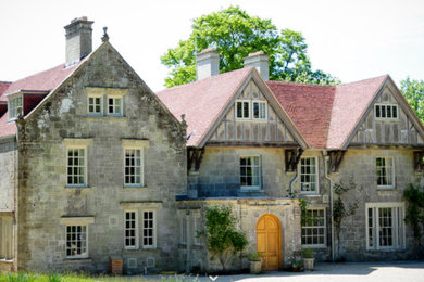 Classic house exterior in Wiltshire.
