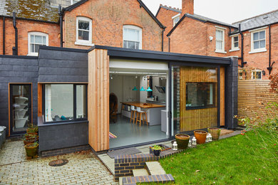 Photo of a contemporary house exterior in West Midlands.