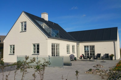 Photo of a scandinavian house exterior in Aalborg.