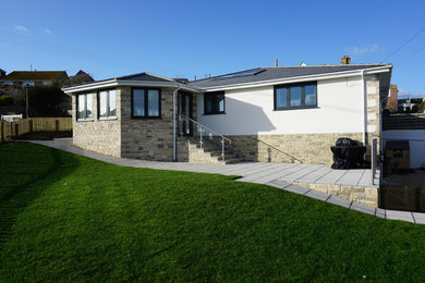This is an example of a contemporary house exterior in Dorset.