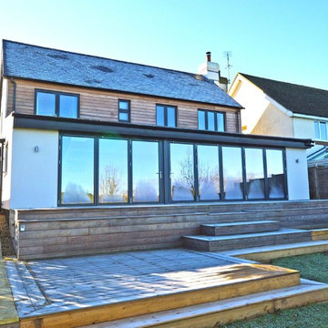 Rear Extension. Contemporary Remodel, Exterior Transformation & House Extension,