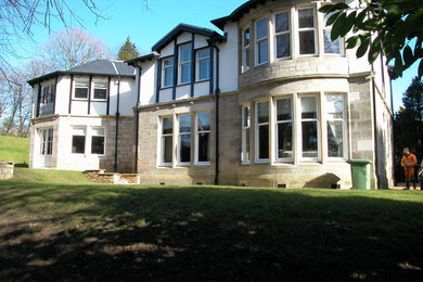 This is an example of a modern house exterior in Edinburgh.