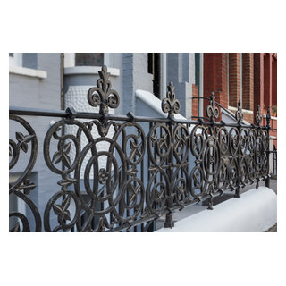 Replacing a London Wall-Top Railing and Balustrade - Traditional ...