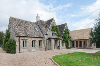 Country house exterior in Gloucestershire.