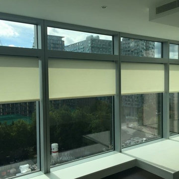 Roller Blinds Fitted in City Apartment