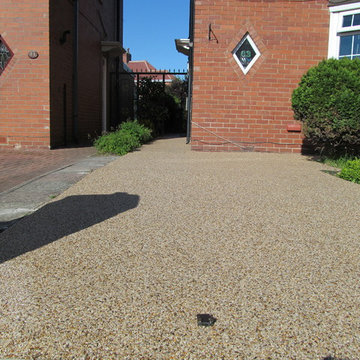 RUSTIC RESIN BOUND DRIVEWAY SURFACING INSTALLED IN SOUTH SHIELDS SOUTH TYNESIDE