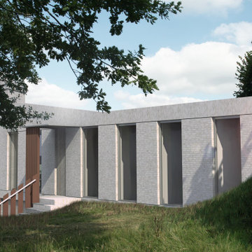 Self Build – Earth Sheltered in Open Countryside