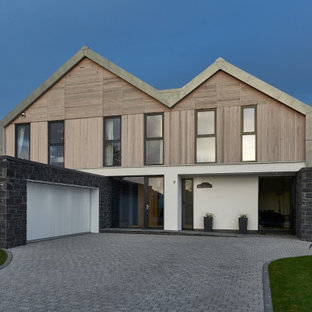 Inspiration for a contemporary house exterior in Other.