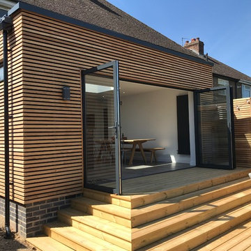 Simplistic Timber clad extension