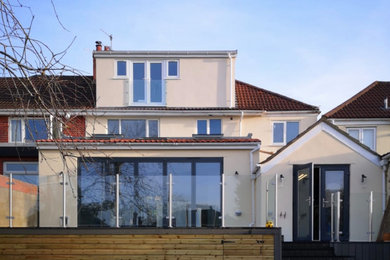 Single storey rear extension and loft conversion to semi-detached