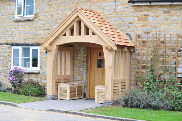 Traditional House Exterior by Fine Woodworks