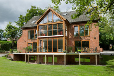 Photo of a contemporary house exterior in West Midlands.