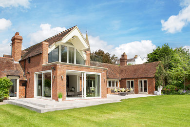 Contemporary house exterior in West Midlands.