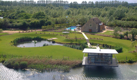 Houzz Британия: Маленький дом с большим видом на озеро