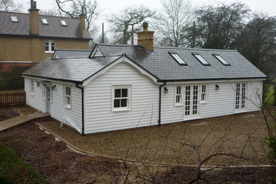Design ideas for a traditional house exterior in Kent.