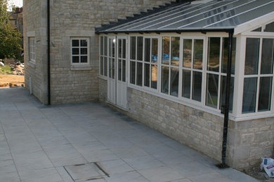 Example of an exterior home design in Gloucestershire
