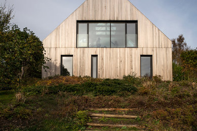 Photo of a modern house exterior in Aarhus.
