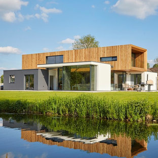 Inspiration for a modern house exterior in Wiltshire.