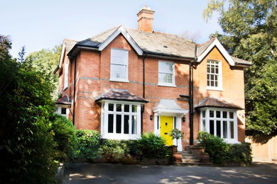 This is an example of a traditional house exterior in Surrey.