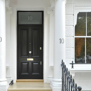 Windows and doors at London private residence
