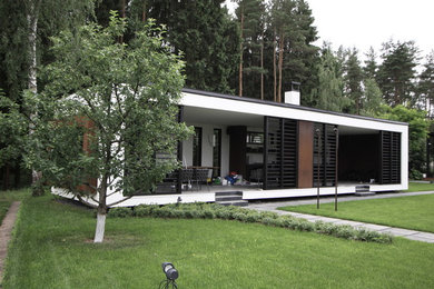 Inspiration for a large contemporary garden shed and building in Moscow.