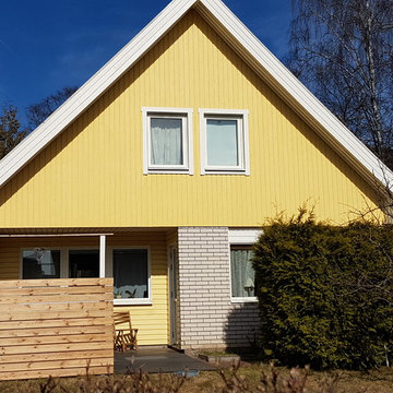 Fasadrenovering /Målning av his i Täby