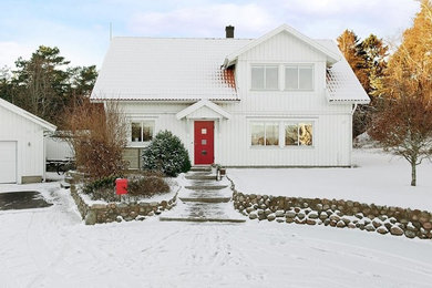 Scandinavian house exterior in Gothenburg.