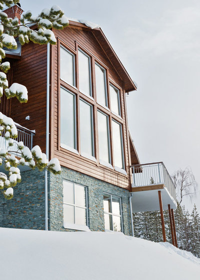 Skandinavisk Hus & facade by Zidén Arkitektur AB