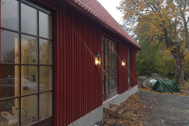 Inspiration for a country house exterior in Stockholm.