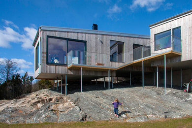 Photo of a scandinavian house exterior in Gothenburg.
