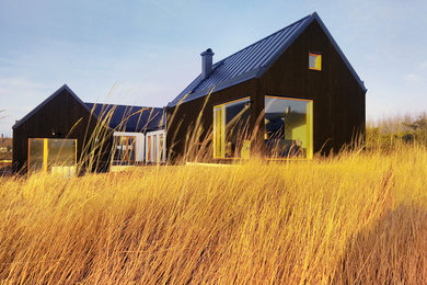 マルメにある北欧スタイルのおしゃれな家の外観の写真